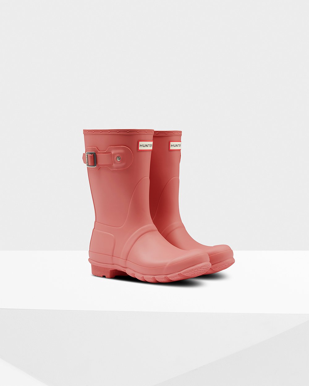 Botas De Cortas Original Hunter Mujer - Rosas - 684912YVA